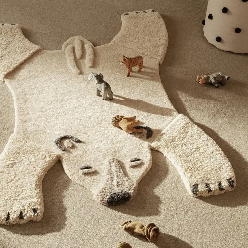 Ferm Living Tufted Rug - Polar Bear - Image 2