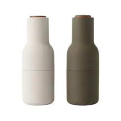 MENU Bottle Grinder (Set Of 2) - Hunting Green/Beige & Walnut